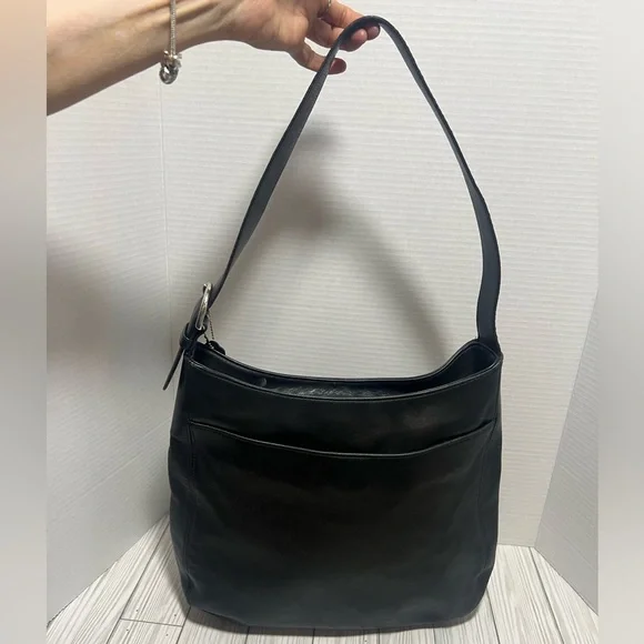 Coach | Bags | Rare Vintage Coach Black Leather Shoulder Bag